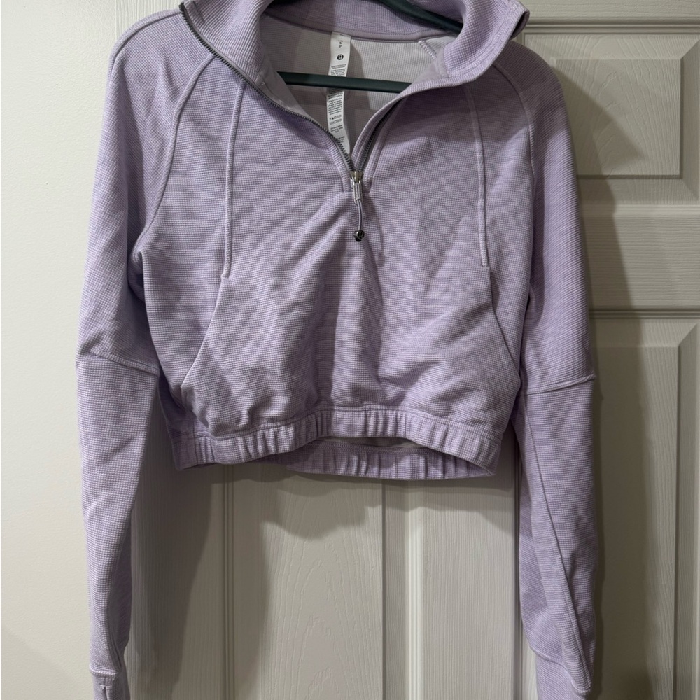 lululemon athletica Purple Half-Zip Sweatshirt